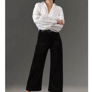 Maeve Black Corduroy Trousers